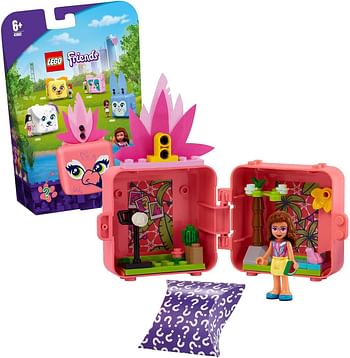 LEGO-Friends Olivia’s Flamingo Cube 41662 Building Kit (41 Pieces)