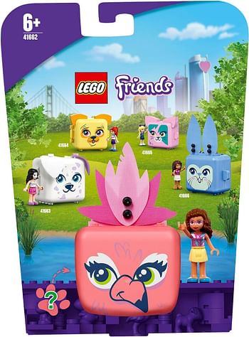 LEGO-Friends Olivia’s Flamingo Cube 41662 Building Kit (41 Pieces)