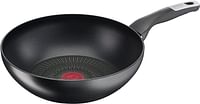 TEFAL UNLIMITED wok frypan 28 cm scratch resistance  easy cleaning  safe non stick coating thermo signal healthy cooking perfect searing made in France, Induction G2551902
