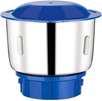 Bajaj Rex 750W Mixer Grinder, White/Blue