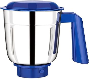 Bajaj Rex 750W Mixer Grinder, White/Blue