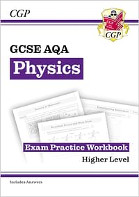 كتاب تدريبي لامتحان AQA للفيزياء GCSE الجديد - أعلى (يتضمن الإجابات) - غلاف ورقي