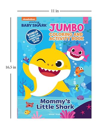 Pinkfong Baby Shark  - Mommy's Little Shark : Jumbo Coloring and Activity Book - Paperback