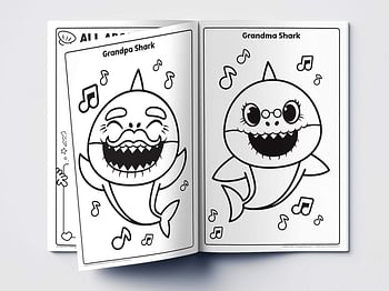 Pinkfong Baby Shark  - Mommy's Little Shark : Jumbo Coloring and Activity Book - Paperback
