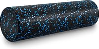 ProsourceFit High Density Speckled Black Foam Rollers, 24” for Myofascial Release, Pilates, Trigger Point Massage and Muscle Therapy