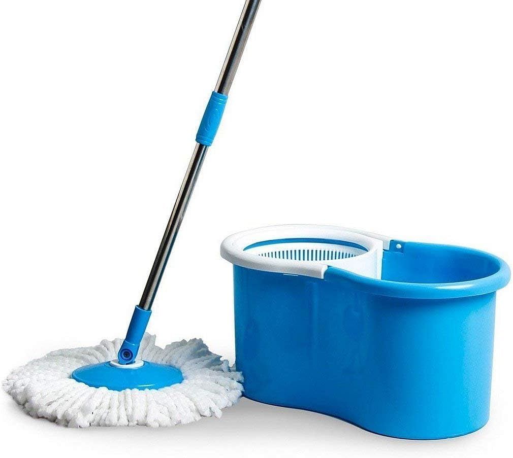 Esqube Elegant 360° Spin Mop Bucket Set - Blue