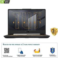 ASUS TUF F15 (2021) Gaming Laptop – 11th Gen / Intel Core i7-11800H / 15.6inch FHD / 16GB RAM / 1TB SSD / 6GB NVIDIA GeForce RTX 3060 Graphics / Windows 11 Home / English & Arabic Keyboard / Grey / – [FX506HM-HN002W]