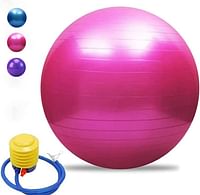 كرة اليوغا SKY-TOUCH المضادة للانفجار، كرة التمرين مع مضخة هواء، كرة توازن سميكة للثبات لممارسة اللياقة البدنية