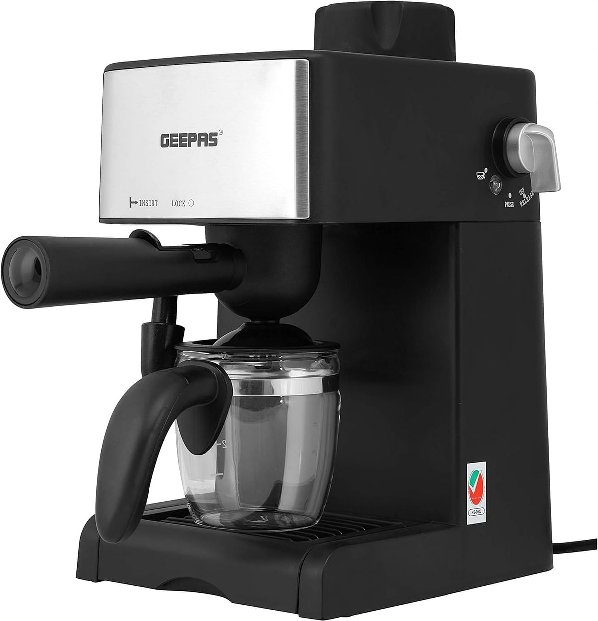 Geepas Cappuccino Maker, 240 ML