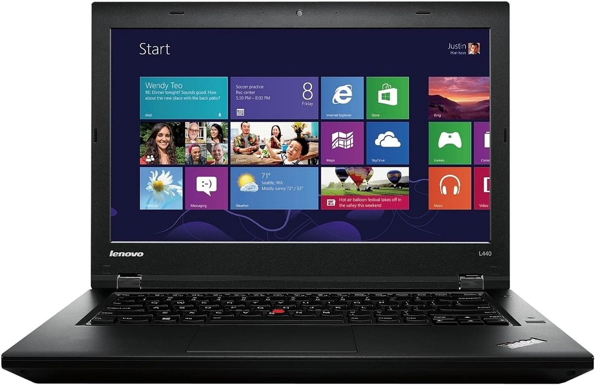 Lenovo Thinkpad L440 14 Inch Display i3-4000M 4th Gen 2.4GHz 4GB RAM 256 GB SSD ENG kB  Black