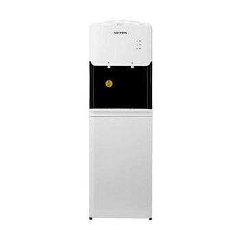 Krypton Water Dispenser With Refrigerator, KNWD6345, White / Black