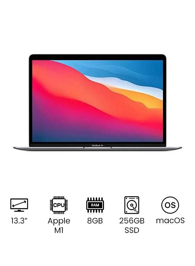 Apple MacBook Air 2020, 13-inch ,Apple M1 chip, 8GB RAM, 256GB - Space Grey
