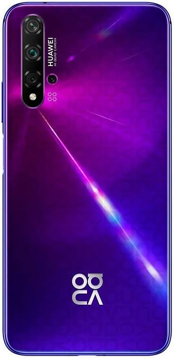 Huawei Nova 5T Dual-SIM 128GB + 6GB RAM Factory Unlocked 4G/LTE Smartphone (Midsummer Purple) - International Release