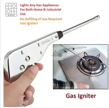 MARKQ Electronic Gas Lighter, Kitchen Stove Igniter for Candle Cooker Barbecue Camping Lighter