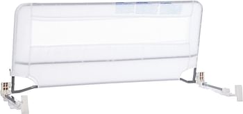 Regalo Drop Down Bed Rail Guard, with Reinforced Anchor Safety System/White/43 x 2 x 20 Inch