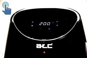 Atc Air Fryer  Digital 5.5 Liter, 2000 Watts -  Black