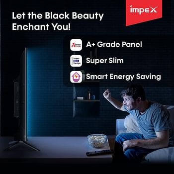 Impex GLORIA 32 Inch HD Ready LED TV GLORIA Black