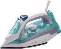 Impex Steam IBS 403 Iron Box with Ceramic Coated Plate and Water Spray Function White-Blue