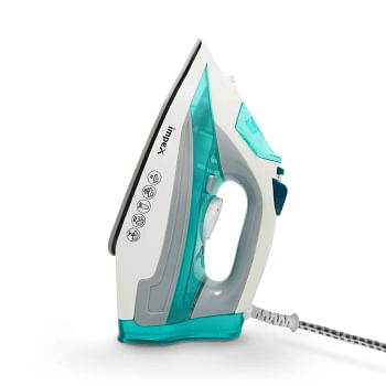 Impex Steam IBS 403 Iron Box with Ceramic Coated Plate and Water Spray Function White-Blue