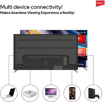 Impex GLORIA 50 Inch 4K Ultra HD Smart LED TV GLORIA 50 UHD SMART Black