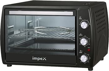 Impex OV-2902 45 Litre Oven Toaster Grill (OTG) with Convection and Rotisserie Function (Black)