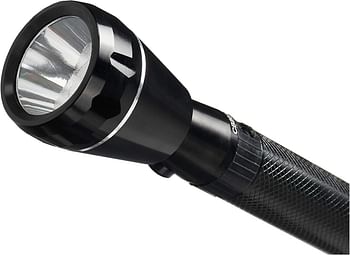 Impex Rechargeable LED Handheld Flashlight - CB 2222 2 Pcs Combo Black