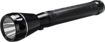 Impex Rechargeable LED Handheld Flashlight - CB 2222 2 Pcs Combo Black