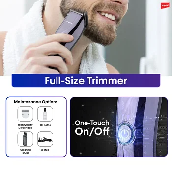 Impex Rechargeable Hair Trimmer Black 18cm