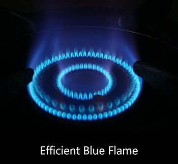 Impex 2-Burner Glass Top Gas Stove - Aesthetically Designed Glass Top, High-Efficiency Blue Flame, Spill Tray, Ergonomic Knobs, Stainless Steel Screw, Compact Size IGS 1212F