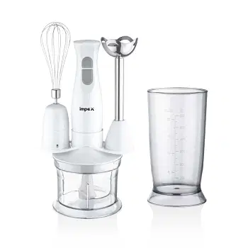 Impex Hand Blender Set 500.0 ml 300.0 W HB 3207 White/Silver