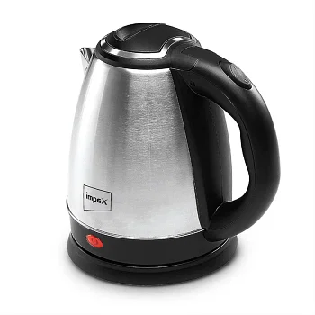 Impex Stainless Steel Cordless Kettle With Boil Dry Protection And Triple Thermostat 1.8 L 1500.0 W Steamer 1803 Silver