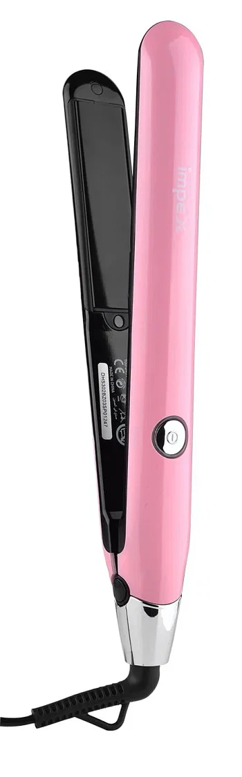 Impex Professional Hair Straightener With Ceramic Coating Pink