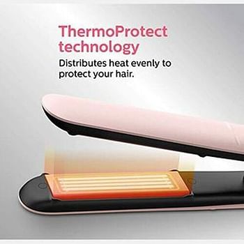 Impex Professional Hair Straightener With Ceramic Coating Pink