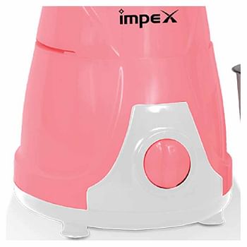 Impex 2 In 1 Blender Mixer Grinder And Juicer Stainless Steel Jar 600.0 W BL 319 B Pink