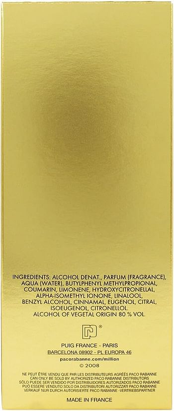 Paco Rabanne 1 Million For Men 100 ML