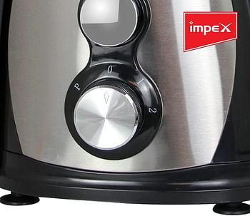 Impex 2 Speed Juice Extractor Blender 2 L 850 W JR 3510 Silver/Black