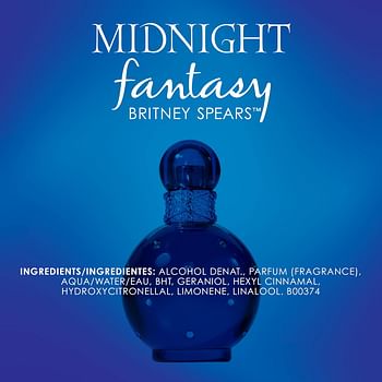 Britney Spears Midnight Fantasy - Perfumes For Women - Eau De Parfum, 100 ml