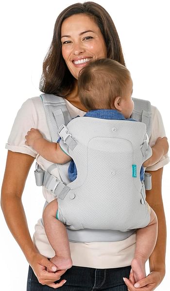 Infantino Flip 4-In-1 Light And Grey Convertible Carrier