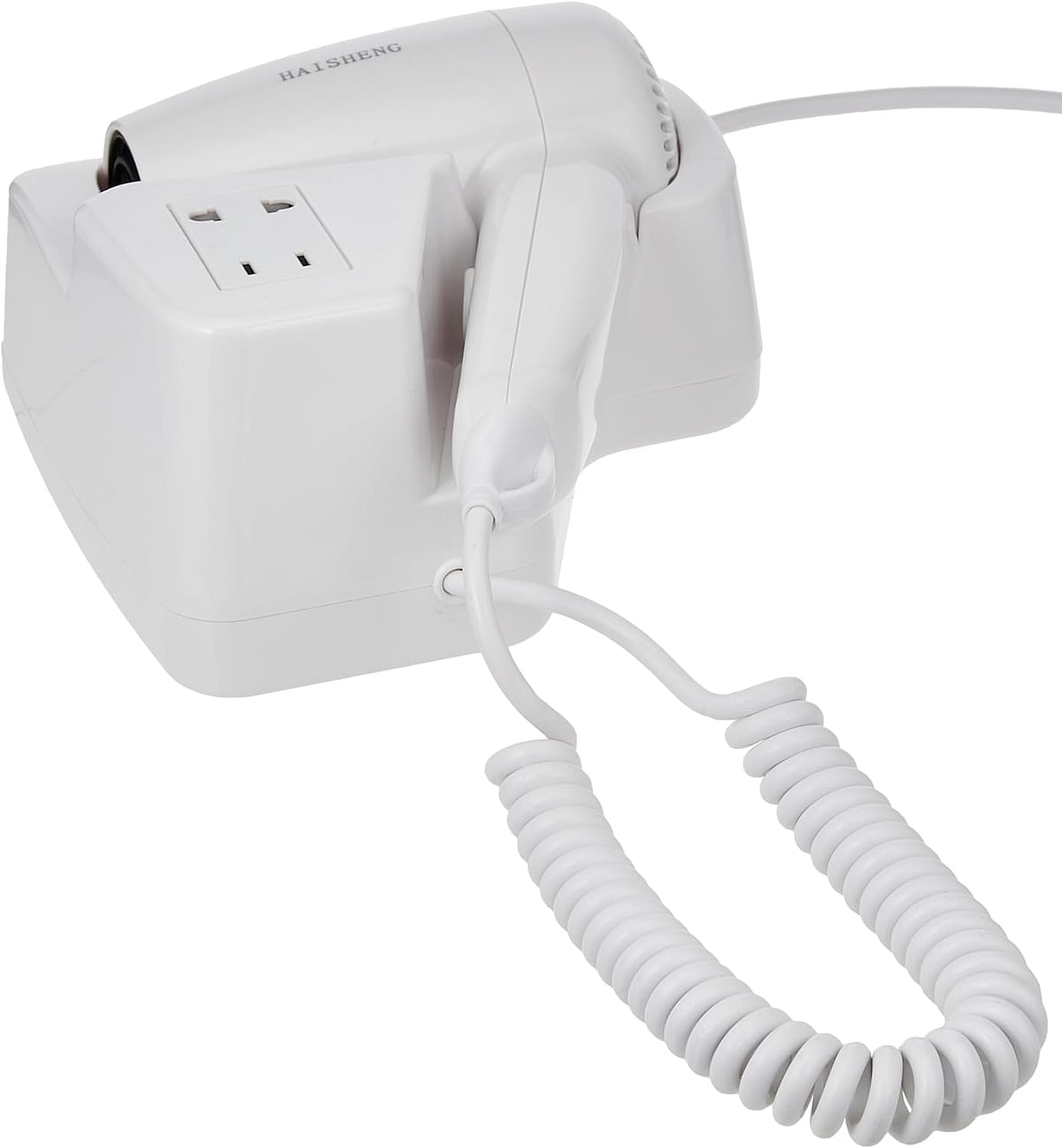 Wall Mounted Hairdryer - White