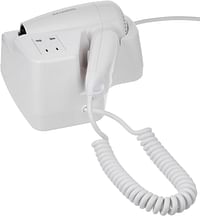 Wall Mounted Hairdryer - White