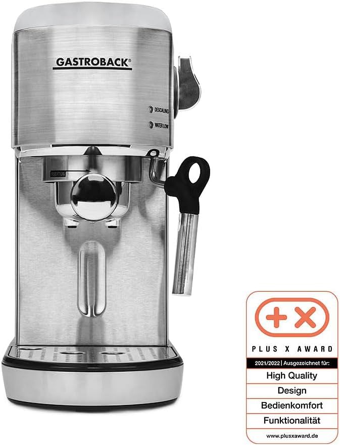 Gastroback 42716 Coffee Maker 1.4L Ground Coffee 1400Watt Stainless Steel, Silver
