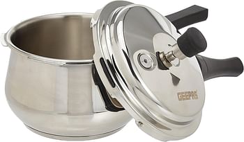 Geepas 3L Stainless Steel Pressure Cooker - Silver