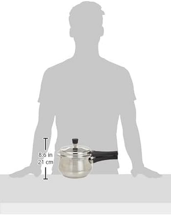 Geepas 3L Stainless Steel Pressure Cooker - Silver