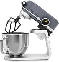 Carrera (Designed In Germany) Stand Mixer No 657, 800-Watt Kitchen Food Mixer With 8 Speed Settings, Dough Hook, Flat Beater, Whisk, Stainless Steel Mixing Bowl (5L), Splash Guard With Funnel – Silver