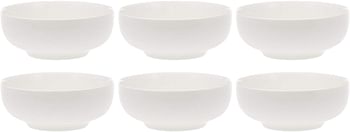 Verona Porcelain Soup Bowl Set Of 6, C5280531 , White, 12 cm, H 5.3 X W 7.8 X D 5.2 cm