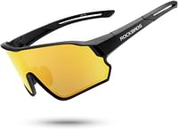روك بروس نظارات شمسية مستقطبة للحماية من الاشعة فوق البنفسجية للنساء والرجال لركوب الدراجات