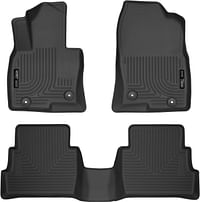 Husky Liners | Weatherbeater Series Front & 2nd Seat Floor - Black 95641 Fits 2017-2021 Mazda CX-5 3 Pcs
