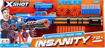 X-Shot Insanity-Motorized Age Fire Gatling Gun With Tripod