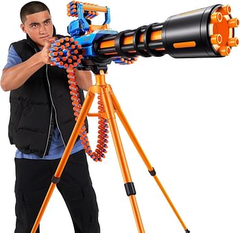 X-Shot Insanity-Motorized Age Fire Gatling Gun With Tripod