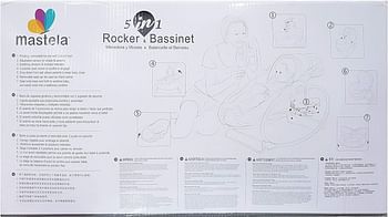 Mastela 5 In 1 Rocker Bassinet Set For Kids Purple